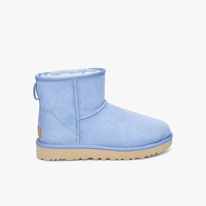 Ugg Classic Mini II Women Classic Boots Blue (6908WFJPY)